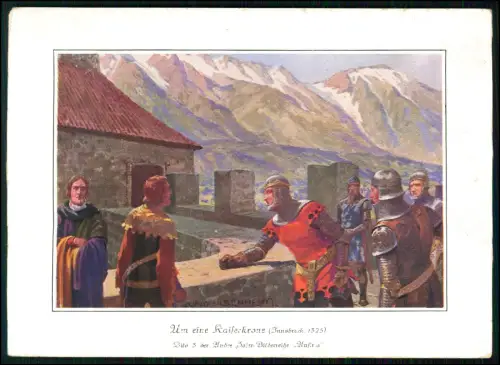 7x 18x13 André Hofer-Bilderreihe Tauriskia und Ostarrichi Feigenkaffee-Fabriken