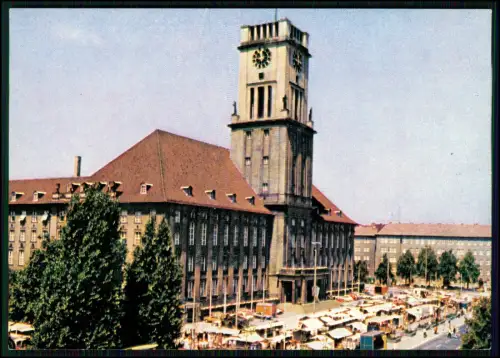 Rathaus Berlin Schöneberg - Rückseite Karte Überreicht durch Bürgermeister Kabus