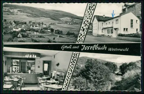 AK Brauerei-Gaststätte W.Schmidt Isselbach Diez i. Gelbachtal Holzappel Landpost