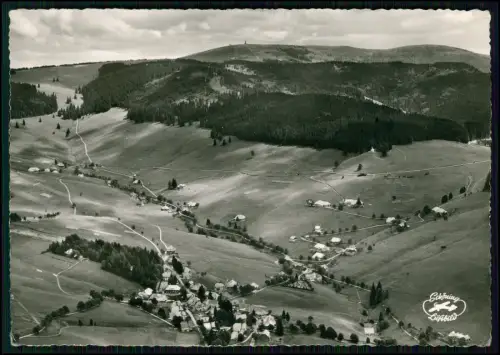 Echt Foto AK - Todtnauberg Todtnau - Fliegeraufnahme vom Ort Schöning Luftbild