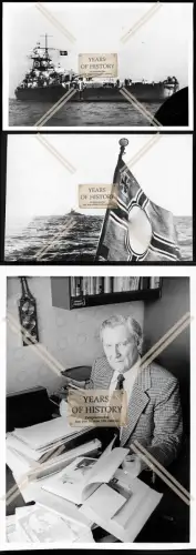 Foto Panzerschiff Admiral Graf Spee vor Montevideo und Kurt Diggins 