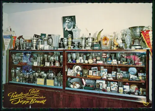 AK Portrait Sepp Bradl Skispringer Autogramm Original - Rupertihaus am Hochkönig