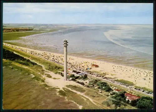 6x AK - Wilhelmshaven an der Nordsee - Fliegeraufnahme u.a. - Umgebung am Strand