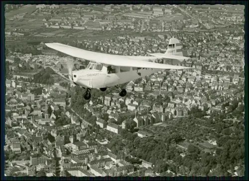 Foto AK - Augsburg Luftbild - Flugzeug Dittmar HD 153 Theinert Motor-Möwe D-EHIT