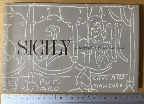 Sizilien Skizzenbuch Elinor Townsend Buch 1978 Hardcover limitiert 1000 signiert
