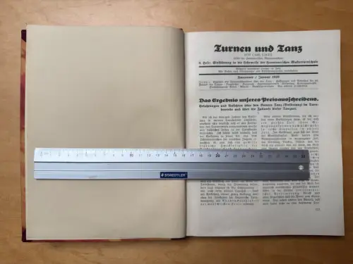 Turnen und Tanz - von Carl Loges - Gebundene Hefte Nr. 9 bis 20 - 1929 bis 1931