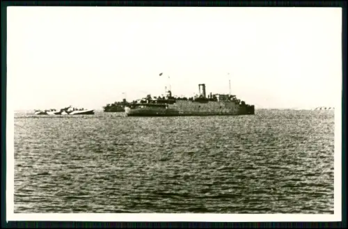 Schiff Hansestadt Preußen 1941 Minenleger sinkt - gehört zu Seedienst Ostpreußen