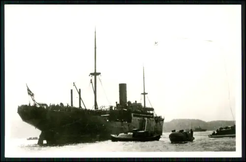 Foto SMS Wolf Hilfskreuzer Kaiserliche Marine ex Belgravia HAPAG 1916 Weltkrieg