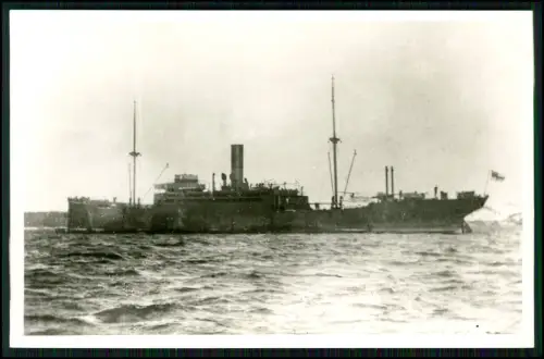 Foto SMS Wolf Hilfskreuzer Kaiserliche Marine ex Belgravia HAPAG 1916 Weltkrieg