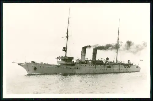 Foto AK - SMS Nautilus Minenkreuzer Kaiserliche Marine - 1907 in Dienst gestellt