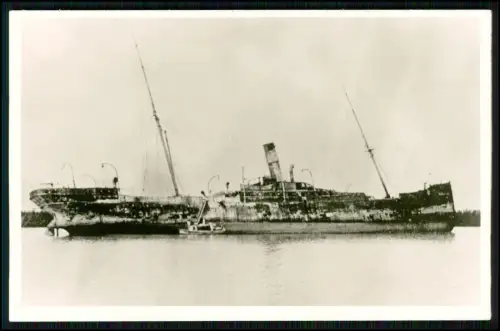 Somali ex Osiris - Hilfsschiff Begleitschiff - Rufiji Delta - 1.Weltkrieg Wrack