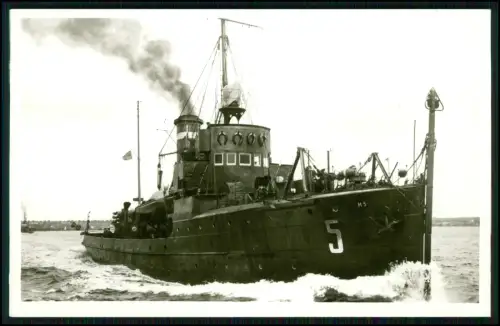 Foto AK - Minensuchboot M 5 - im Einsatz der deutschen Kriegsmarine 1939-1945