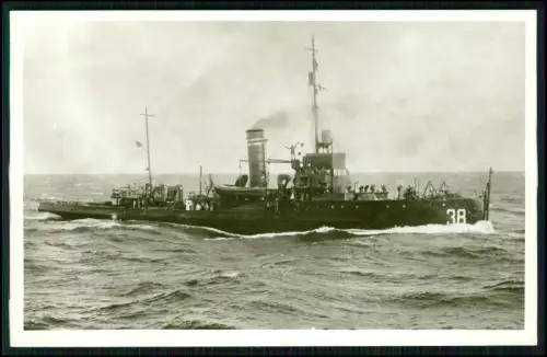 Foto AK - Minensuchboot M 38 - im Einsatz der deutschen Kriegsmarine 1939-1945