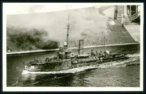 Foto AK - Minensuchboot M 116 - im Einsatz der deutschen Kriegsmarine 1939-1945