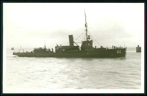 Foto AK - Minensuchboot M 122 - im Einsatz der deutschen Kriegsmarine 1939-1945
