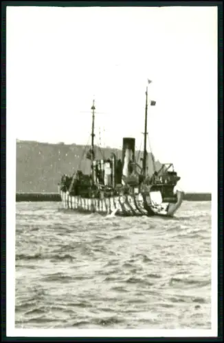 Foto AK - Hilfs-Minensuchboot M 1802 - im Einsatz deutsch Kriegsmarine 1939-1945