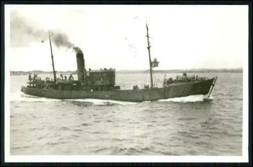 Foto AK - Hilfs-Minensuchboot M 1803 - im Einsatz deutsch Kriegsmarine 1939-1945