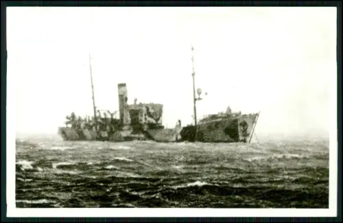 Foto AK - Hilfs-Minensuchboot M 1807 - im Einsatz deutsch Kriegsmarine 1939-1945