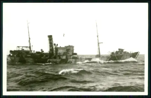 Foto AK - Hilfs-Minensuchboot M 1808 - im Einsatz deutsch Kriegsmarine 1939-1945