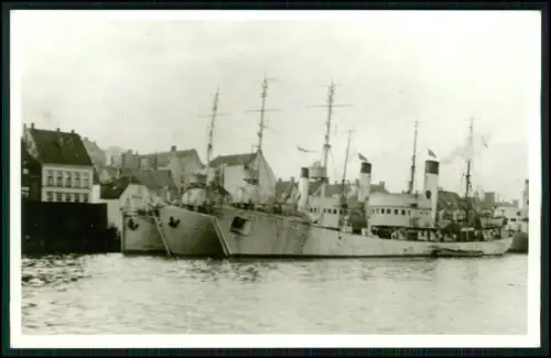 Foto AK Hilfs-Minensuchboot - M 1903 + M 1902 + M 1908 - Hafen Marine 1939-1945