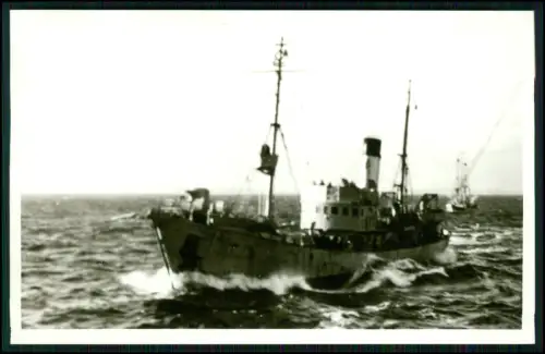Foto AK - Hilfs-Minensuchboot M 1906 - im Einsatz deutsch Kriegsmarine 1939-1945