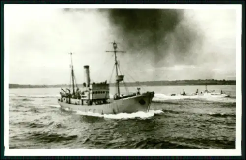 Foto AK - Hilfs-Minensuchboot M 1907 - im Einsatz deutsch Kriegsmarine 1939-1945