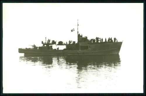 Foto AK Hilfs-Minensuchboot M 3821 - Motorfischlogger Kriegsmarine - 1939-1945