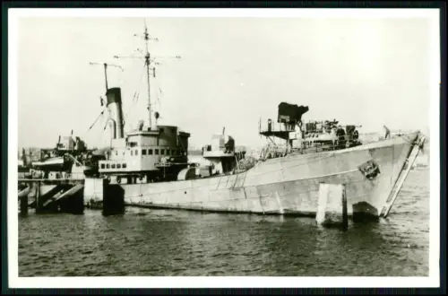 Foto AK Hilfs-Minensuchboot M 4046 - ex M 1608 Nordstern Kriegsmarine 1939-1945