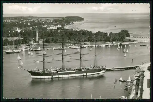 Foto AK Segelschiff Viermastbark Passat im Travemünde Lübeck - Segelboote u.a.
