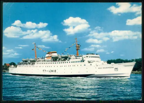 2x AK - Travemünde Trelleborg Fährschiffe - TT Line Nils Holgersson Oliver Twist