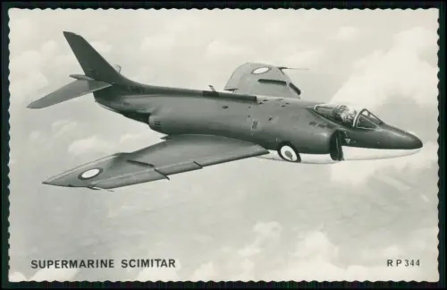AK England Supermarine Scimitar Royal Navy Düsenflugzeug Rolls Royce Avion RP344