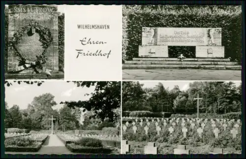 4x Foto AK - Wilhelmshaven an der Nordwestküste des Jadebusens diverse Ansichten