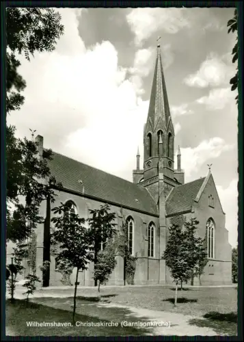 4x Foto AK - Wilhelmshaven - Marine-Gedächtniskirche - Ev. Garnisonkirche ...