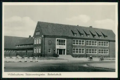 AK - Herbartschule Fedderwardergroden Wilhelmshaven - Das markante Schulgebäude
