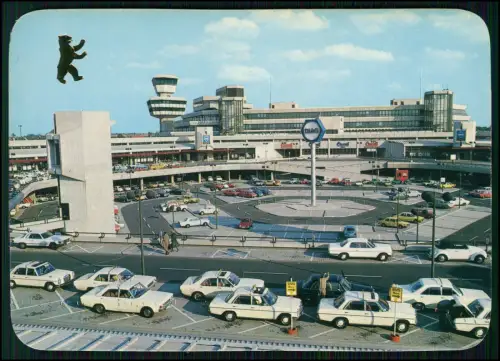 5x AK - Berlin Tempelhof - Zentralflughafen Flughafen Jet Panorama 1960er Jahre