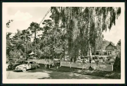 Foto AK - Berlin Grunewald - Park Cafe Zwillingsburg - Bezirk Zehlendorf West