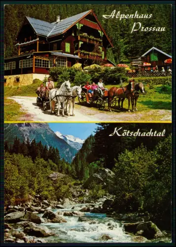 AK - Kötschachtal Alpenhaus Prossau Bad Gastein Salzburg Pferdekutschen Ausfahrt