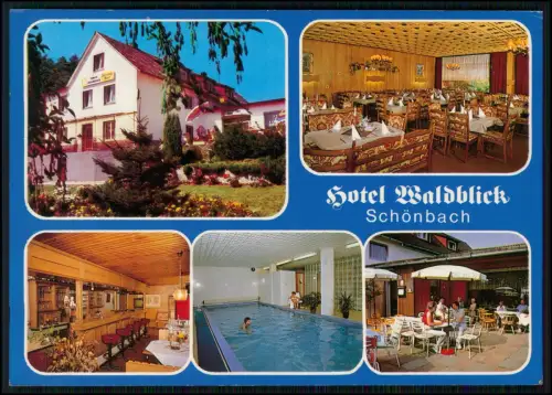 Schönbach Hotel Waldblick Herborn Hessen Schwimmbad Bar Terrasse Innenpool Hotel