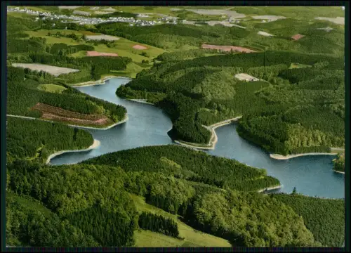 AK - Unnenberg Marienheide Dannenberg - Luftbild mit Blick über den Stausee
