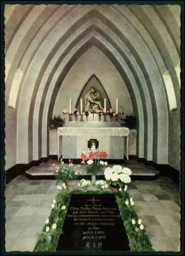 AK - Olpe Westfalen - Grabstätte Mutter Theresia Bonzel in sakralem Gewölberaum