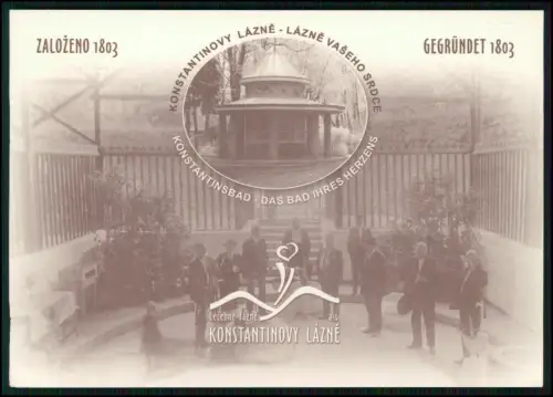 AK - Konstantinovy Lázně Konstantinsbad Tschechien Pilsen Pavillon Quellenanlage
