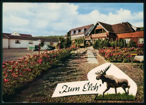 AK - Allner üb. Siegburg Tel. Hennef - Restaurant Haus Zum Elch - Außenbereich..