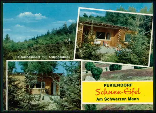 Feriendorf Schnee Eifel am Schwarzen Mann bei Brandscheid Ferienhäuser aus Holz