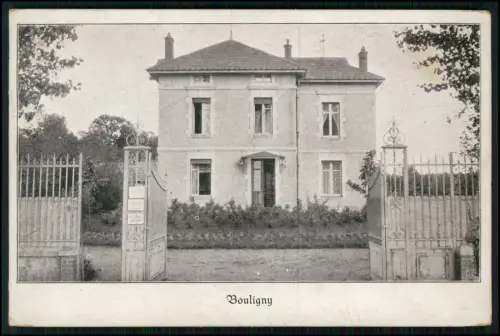 AK 1. WK - Bouligney Haute-Saône - Feldpostkarte Haus Quartier deutsche Soldaten