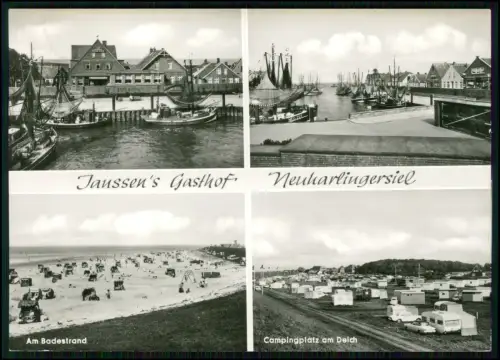 3x AK- Greetsiel Kutterhafen Fischereibooten Leuchtturm - Neuharlingersiel Hafen