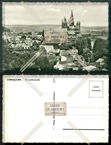 Foto AK Limburg an der Lahn Gesamtansicht der Stadt mit Dom Kirche uvm.