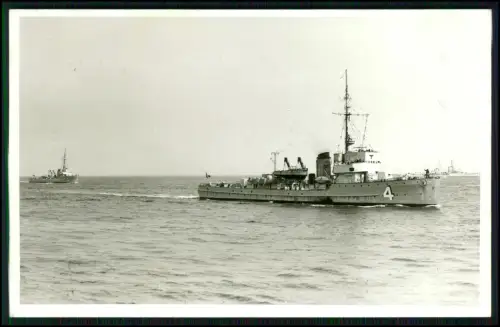 Foto AK - Minensuchboot M 4 Kriegsmarine - 1938 Oderwerke in Stettin in Dienst