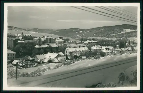 3x Echt Foto AK - Vimperk Winterberg - Böhmerwald Südböhmen Tschechien -Panorama