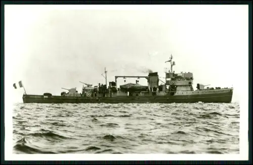 Foto AK - Minensuchboot M 85 Kriegsmarine Zweites Boot M 85 1935 franz. Flagge