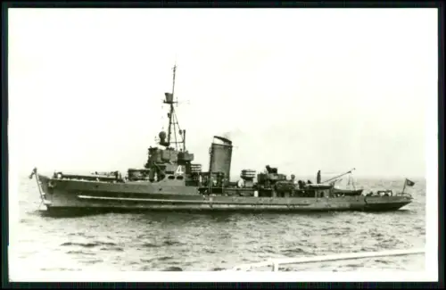 Foto AK - Minensuchboot - TS 4 - ex M 278 - Kriegsbeute USA 1956 an Bundesmarine